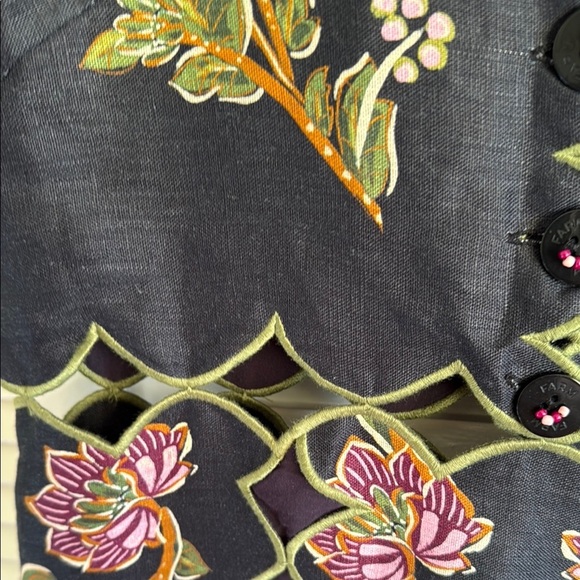 NWT Farm Rio Embroidered dress with cutouts - Picture 9 of 10